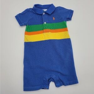 Ralph Lauren striped romper size 6 months